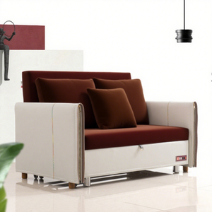 फोल्डेबल बिस्तर फ्रेम-आधुनिक स्लाइडिंग सोफा दोहरी-उद्देश्य पुश-पुल बुद्धिमान तह - Product Image 3