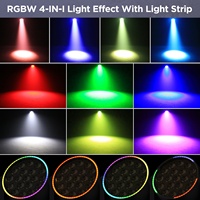 U'King 19pcs * 15W Zoom Led Wash Moving Head Stage Lights Avec Strip DMX DJ Wash Movinghead Light Avec Flight Case
