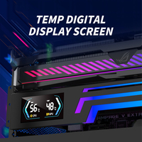 Support vertical pour carte graphique Gamer-X avec affichage de température et éclairage ARGB – Vente en gros usine