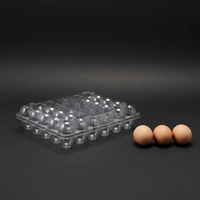 Fabricant d'usine de Qingdao, boîte d'emballage pour œufs de poulet en plastique PET jetable sur mesure, barquette en blister pour œufs de volaille