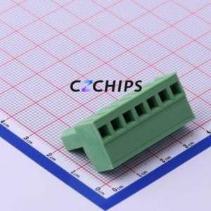 XY2500F-A-5.0-7P Plug-in Terminal Block P=5mm Connector ( Connector Type: Plug )( Construction: 1x7P )( Pitch: 5mm ) - Product Image 2