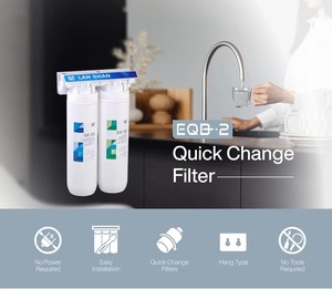 Filtre à eau sous évier haute performance EQB2 avec cartouche remplaçable et design compact pour la purification de l'eau de cuisine - Product Image 2