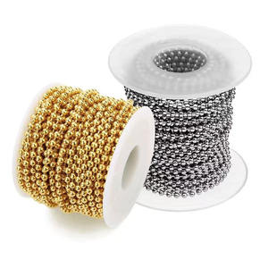 سلاسل خرز من الفولاذ المقاوم للصدأ ذات قوة شد جيدة وصلابة عالية، سلاسل خرز متموجة، سلاسل خرز للستائر - Product Image 3