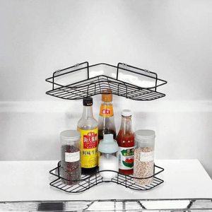 Scaffale Metallico Antiruggine a Singolo Ripiano, Senza Foratura, Adesivo Senza Tracce <span class=keywords><strong>per</strong></span> Bagno, <span class=keywords><strong>Lavabo</strong></span>, Cucina e Garage - Product Image 3