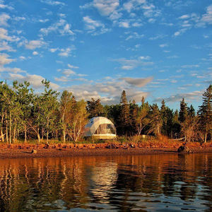 Tentes de glamping de luxe en plein air, dôme igloo noir pour les stations balnéaires - Product Image 6