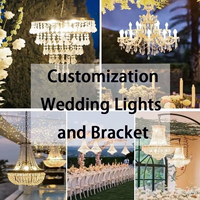 Lámpara de Araña de Cristal Dorada Estilo María Teresa Europea para Bodas, Hotel, Sala de Estar, Lámpara Colgante de Lujo