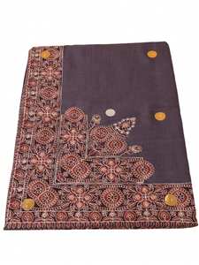 男性用通気性ショール刺繍スクエアHijabKashmiriデザイン春用サウジアラビア - Product Image 6