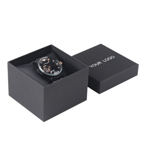 Tapa simple y estructura de base más barata, caja de reloj de papel de cartón Kraft personalizada de <span class=keywords><strong>dos</strong></span> piezas, caja de embalaje - Product Image 1