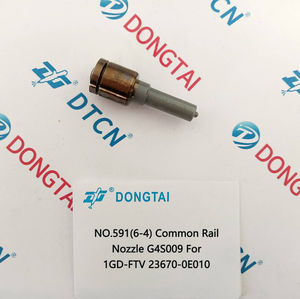 NO.591(6-4) TOPDIESEL Buse à rampe commune G4S009 pour injecteur 1GD- FTV 23670-0E010 - Product Image 2