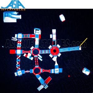 <span class=keywords><strong>Plateforme</strong></span> de sport <span class=keywords><strong>aquatique</strong></span> flottant pour l'été, parc <span class=keywords><strong>aquatique</strong></span> <span class=keywords><strong>gonflable</strong></span>, équipement de glissière d'eau pour les événements d'équipe - Product Image 1