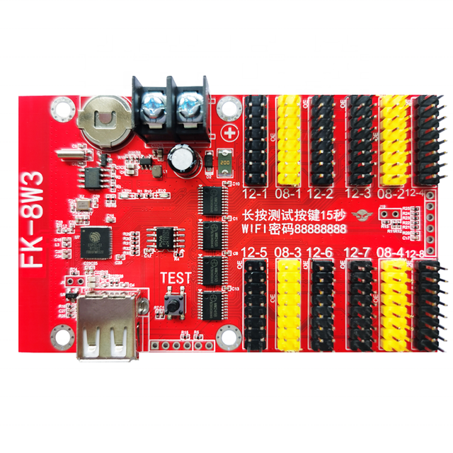 SHENZHENTP FK-8W3 USB Port WIFI+U Disk LED Display Controller Cards LED Module Controller
