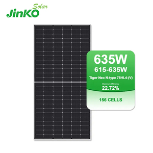 Panel Solar Jinko570 de 600w, 9BB, Media Celda, 182mm, 615W-635W, 20.4% de Eficiencia, Marco de Aluminio Anodizado, Vidrio Templado de 3.2mm, IP68 - Product Image 1
