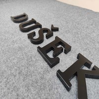 HONGSEN Logo et décoration murale en acrylique professionnels, enseigne lumineuse LED 3D personnalisée avec de grandes lettres pour une utilisation en intérieur/extérieur