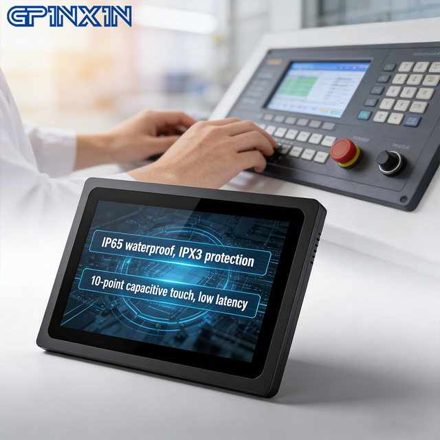 10.4-21.5 Inch Industrial All in One Panel PC With IP65 Dustproof Waterproof Embedded Mounted for Factory Automation Control