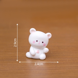 Cảnh quan Dễ Thương Thỏ nhỏ gấu búp bê tự làm trang trí phụ kiện xe máy tính để bàn nhỏ đồ trang trí nhỏ - Product Image 2