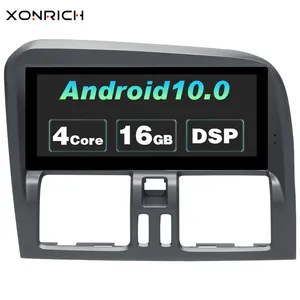 适用于沃尔沃XC60 2009 2010的Android 10系统车载DVD播放器左方向盘车载GPS多媒体导航