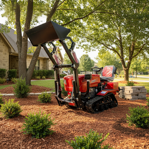 Mini-tracteur chargeur multifonctionnel 35 CV homologué EPA pour usage agricole et de jardin, avec fonctions de pelle, décompacteur et rotoculteur rapide - Product Image 2