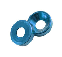 OEM High-Quality Colored Aluminum Alloy Washers Countersunk Flat Head Screw Gaskets Round Plain Washers M3 M4 M5 M6 M8