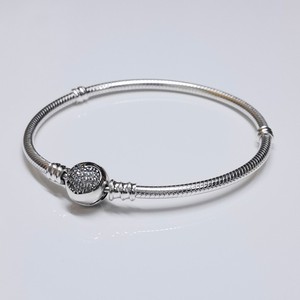 <span class=keywords><strong>Pulsera</strong></span> <span class=keywords><strong>Pandora</strong></span> Moments de Plata de Ley S925 con Cadena de <span class=keywords><strong>Serpiente</strong></span> y Dije de Corazón - Product Image 4