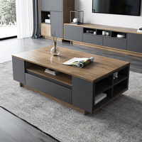 Table basse moderne en bois, forme carrée, moderne et légère, pour maison, salon, meubles de maison, loisirs, Table basse