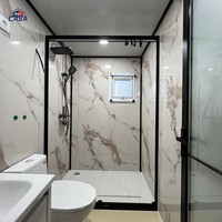 Maison préfabriquée de luxe extensible de 40 pieds - Maisons conteneurs pliables, modulaires modernes à 3 chambres avec design portable