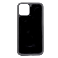 Coque de téléphone personnalisée à sublimation en TPU à rainure hybride pour i14promax, coque à rainure vierge avec aimant pour ip16pomax