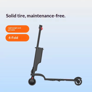 Nouvelle trottinette électrique pliable quadruple <span class=keywords><strong>à</strong></span> deux roues X6, légère et étanche, design inspiré de la libellule 2026 - Product Image 4