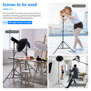Supports d'éclairage photo <span class=keywords><strong>Neewer</strong></span> <span class=keywords><strong>Pro</strong></span> de 6 pieds/190 cm avec étui de transport pour réflecteurs/softboxs/lampes/parasols/fonds, etc. - Product Image 4
