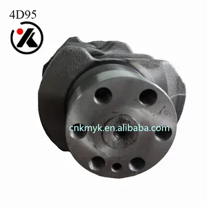 Construction Machinery Auto Engine Spare Part forged 4 Cylinder crankshaft for Komatsu 4D95 4D95S 4D95L Excavator 6204-31-1201