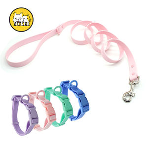 Conjunto de Correa y Collar para Mascotas MUKER, Táctico, con Logotipo Personalizado, de PVC Suave e Impermeable, con Hebilla de Liberación Rápida y Colores Personalizables - Product Image 3