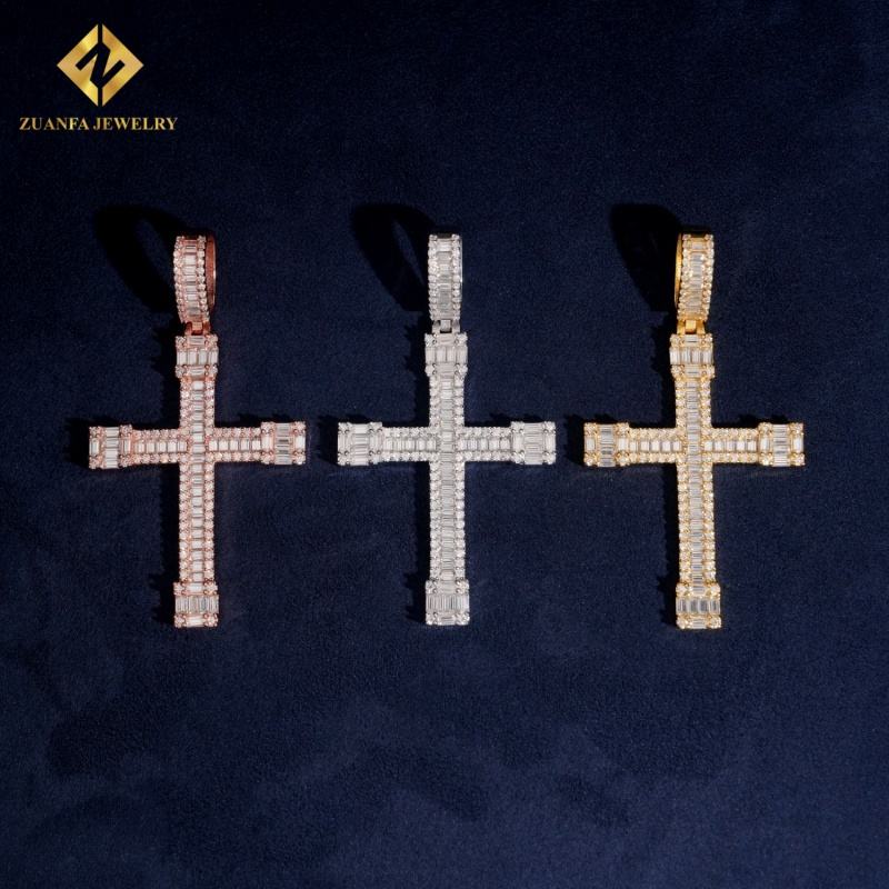 Silver moissanite gold