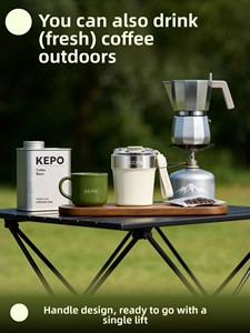 KEPO 316L Edelstahl Kaffeebecher Outdoor Auslaufsichere Thermoflasche 6-Stunden Wärmeisolierung Kompakt Tragbar Mini-Kapazität - Product Image 4