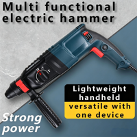 Marteau perforateur rotatif électrique de 26 mm, 1800 W, de qualité industrielle, haute puissance, léger, pour la démolition du béton