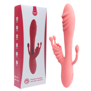 Juguetes sexuales para mujeres, Consolador <span class=keywords><strong>Vibrador</strong></span> de conejo para lamer y vibrar - Product Image 5