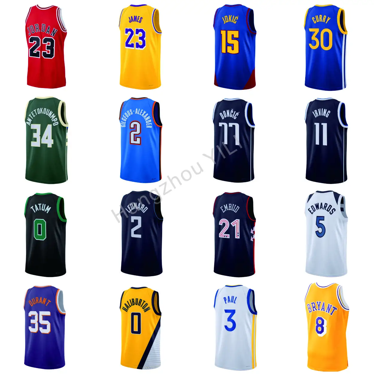 New 2024 Stock High quality embroidered basketball jersey hot pressed jersey Men's training Basketball jersey