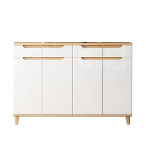Glosen — <span class=keywords><strong>meuble</strong></span> de rangement blanc moderne, <span class=keywords><strong>3</strong></span> tiroirs et <span class=keywords><strong>3</strong></span> <span class=keywords><strong>portes</strong></span> pour le salon, chaussures - Product Image 1