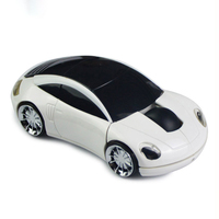 Ratón Ergonómico Inalámbrico Óptico 2.4G con Retroiluminación LED Mini USB de 1600DPI, Modelo de Coche, para Portátil/Escritorio - Stock