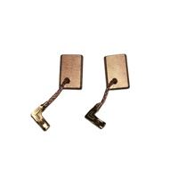Brosse en carbone plaquée cuivre CB318 - Remplacement haute conductivité pour meuleuse d'angle/perceuse