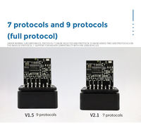 Chips PIC18F25K80 HH OBD2 V1.5 ELM327 Escáner de Conexión Inalámbrica Compatible con Protocolos CAN-BUS OBD2 Multimarca
