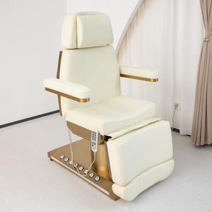 Luxury Optional Color/Logo Electric 3/4 Motors Tattoo Beauty Bed Massage Tattoo Adjustable Electric Facial Chair Bed Salon - Product Image 3