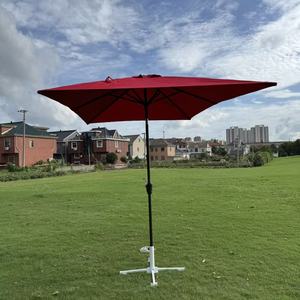 <span class=keywords><strong>Parasol</strong></span> de jardin extérieur <span class=keywords><strong>grand</strong></span> format 2,5 m avec mât central à manivelle, design moderne en polyester pour cour et <span class=keywords><strong>plage</strong></span> - Product Image 5