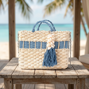 Handwoven Wicker <b>Hanging</b> Eco-Friendly <b>Storage</b> Basket Home Decor Christmas Decorations Gifts Modern Design - Product Image 1