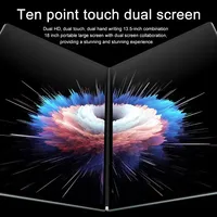 Ordinateur à double écran Alder Lake N100 avec écran tactile, DDR5 16 Go de RAM, SSD 2 To, vente en gros aux États-Unis avec emballage
