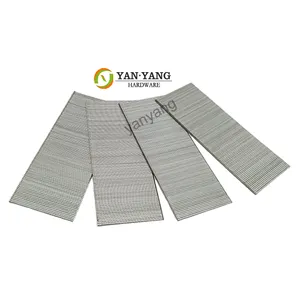 Yanyang durable qualité noir fil fin U type canapé clous 1010F meubles canapé agrafes 1013J rembourrage agrafes industrielles