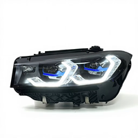 SJC USA STOCK LOCAL Phare DRL jaune et blanc pour BMW Série 3 G20 G80 M340i M330i 2023-2025 Lampe frontale laser bicolore