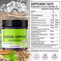 Gummies pendukung Asia untuk energi, stres & relaksasi dengan Ashwagandha kembali Tiongkok
