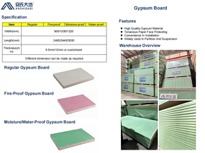 Placa de <span class=keywords><strong>techo</strong></span> de yeso ANSHIDADI, placa de yeso - Product Image 6