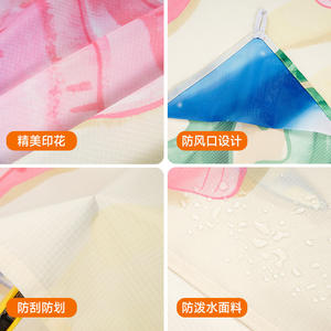 Manta de Picnic Rectangular de Nailon Antideslizante, Resistente a la Humedad, Ligera, para 4-6 Personas, para Exteriores, Camping y Jardín - Product Image 4