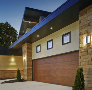 Télécommande électrique privée personnalisée avec télécommande par application Porte de <span class=keywords><strong>garage</strong></span> en bois massif, chêne blanc, chêne rouge, teck de cèdre rouge, cerisier - Product Image 5