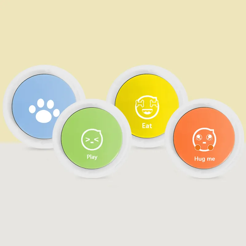 Pet Talking Voice Button Sound Dog Training Speak Buttons Dog Talk registrabile Lead- easy One Buttons For Communication